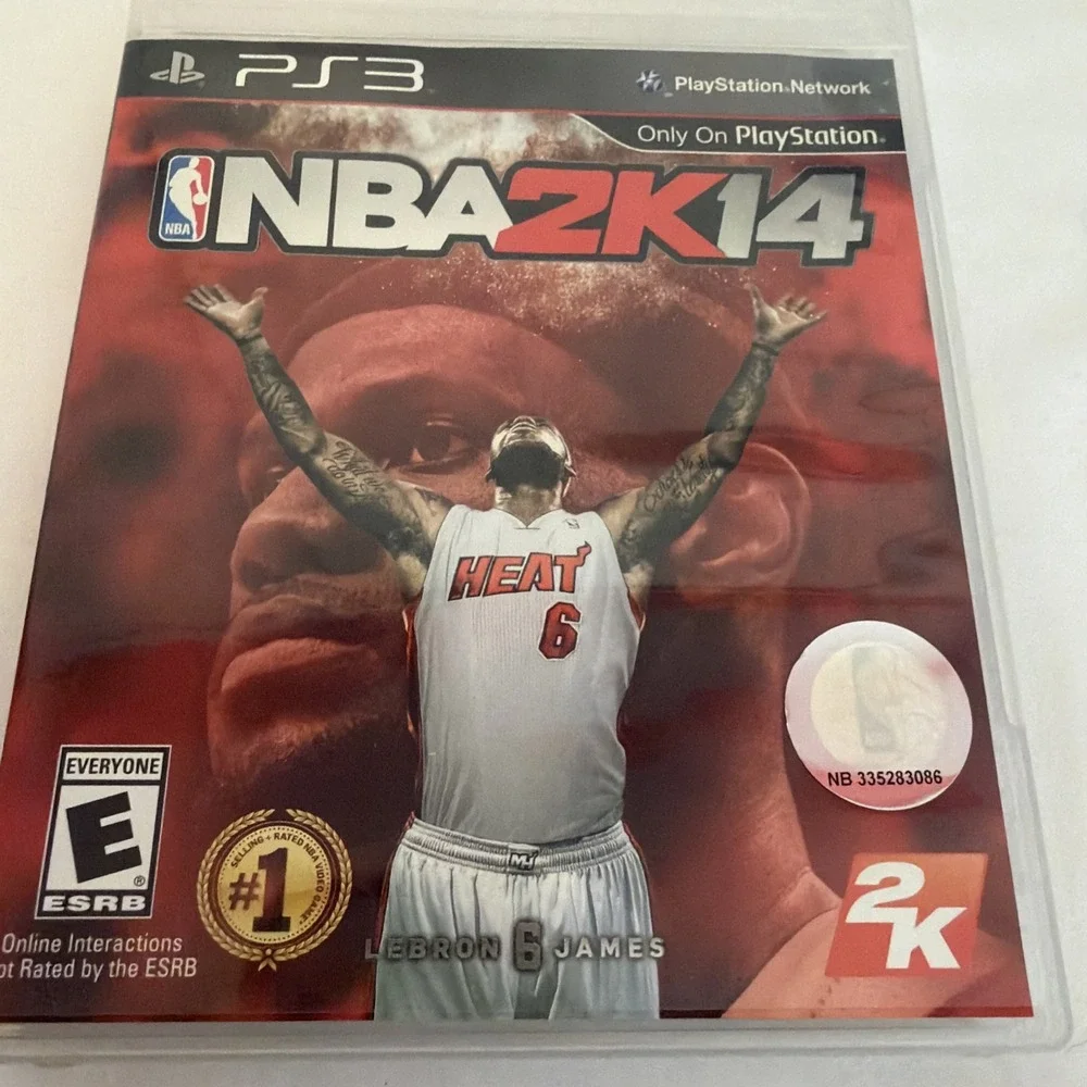 NBA 2K14 (Sony PlayStation 4, 2013) PS4 With Manual. (Case Is For PS3 Not PS4).